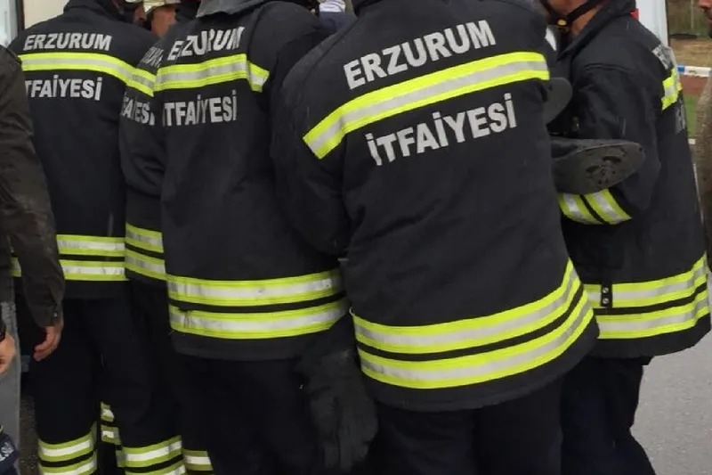 Erzurum OSB’de boya fabrikasında yangın çıktı