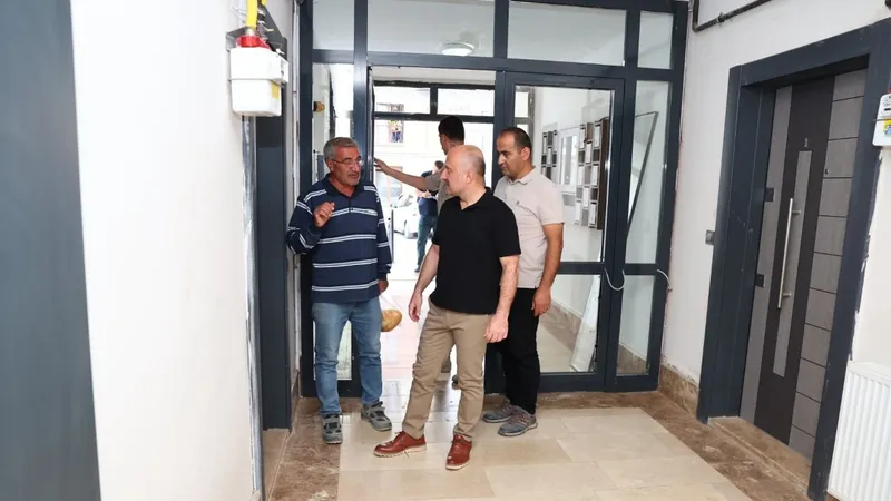 Vali Varol’dan Örenli Kalıcı Deprem Konutları’na Habersiz Denetim