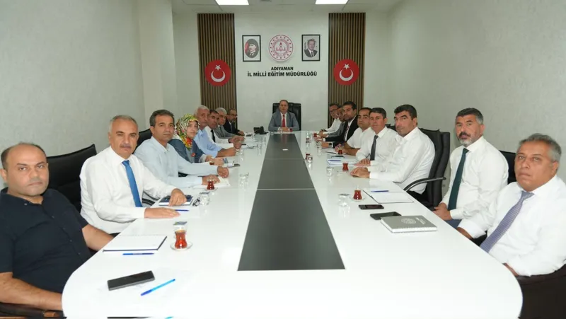 Adıyaman İl Eğitim Müdürlüğü Koordinasyon Toplantısı gerçekleştirildi 