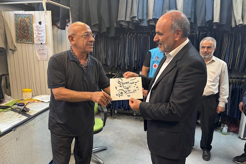 Malatya Müftülüğünden esnafa Mevlid-i Nebi ziyareti