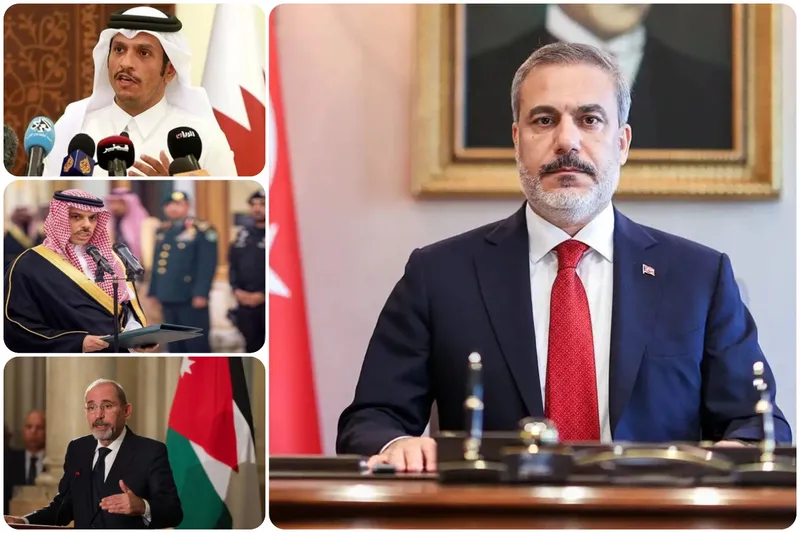 Bakan Fidan Suudi Arabistan, Katar ve Ürdünlü mevkidaşları ile görüştü
