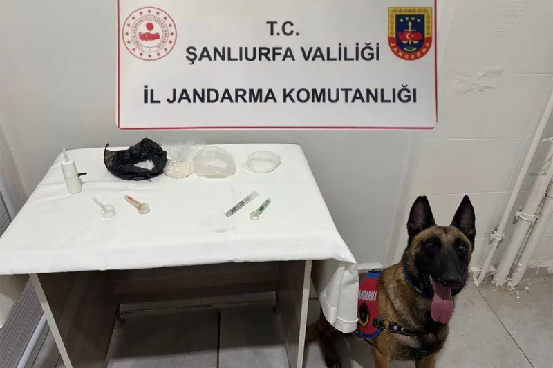 Şanlıurfa’da uyuşturucu operasyonu: 222 gram metamfetamin ele geçirildi