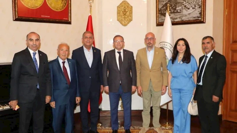 İYİ Parti Heyeti Kars Valisi Ziya Polat’ı ziyaret etti