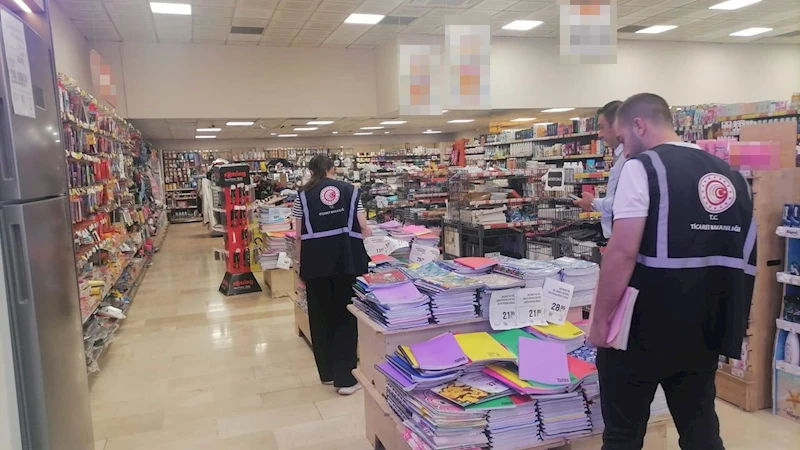 Kars’ta öğrenci ve velilerin mağduriyet yaşamaması için kırtasiyelere denetimler sıklaştırıldı