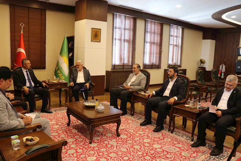 ​Filistin Büyükelçisinden HÜDA PAR Genel Başkanı Yapıcıoğlu’na ziyaret