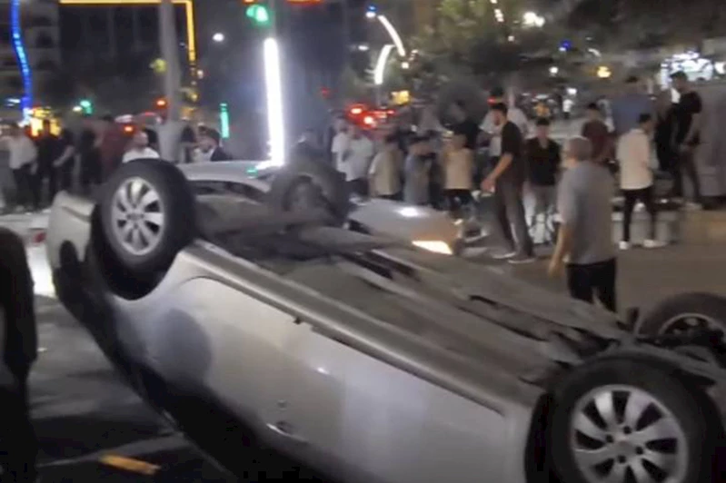 Batman’da otomobil takla attı: 2 yaralı