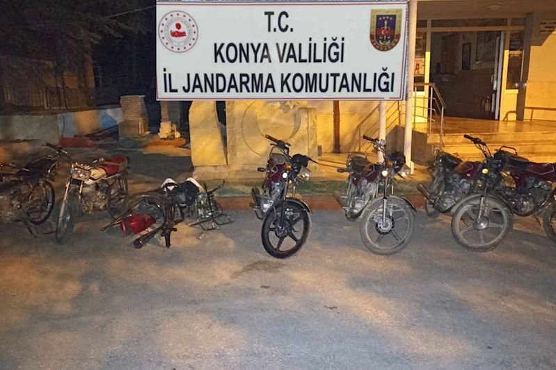 Konya’da motosiklet hırsızlığı operasyonu