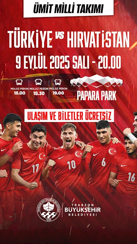 Büyükşehir, Milli Maça Ücretsiz Ulaşım Sağlayacak