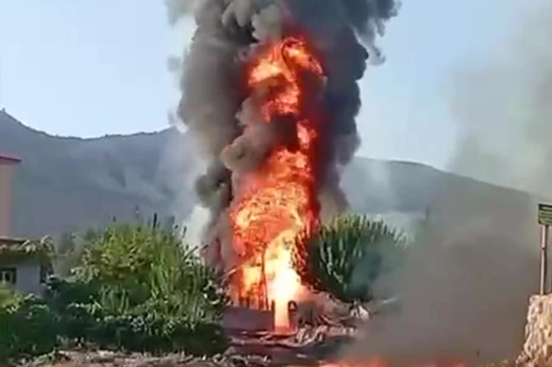 Şırnak’ta petrol boru hattı patladı: Alevler havaya metrelerce yükseldi